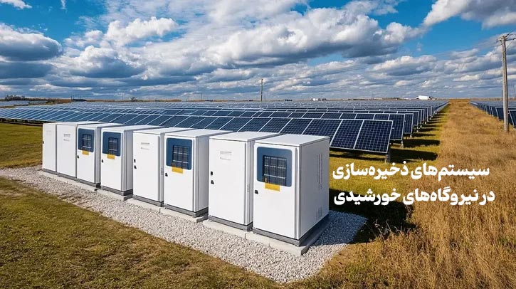 سیستم ذخیره سازی انرژی نیروگاه خورشیدی